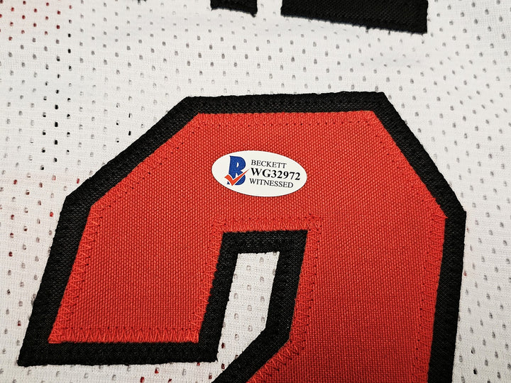 Miami Heat Shaquille Shaq O'Neal Autographed Signed White Jersey Beckett Witness
