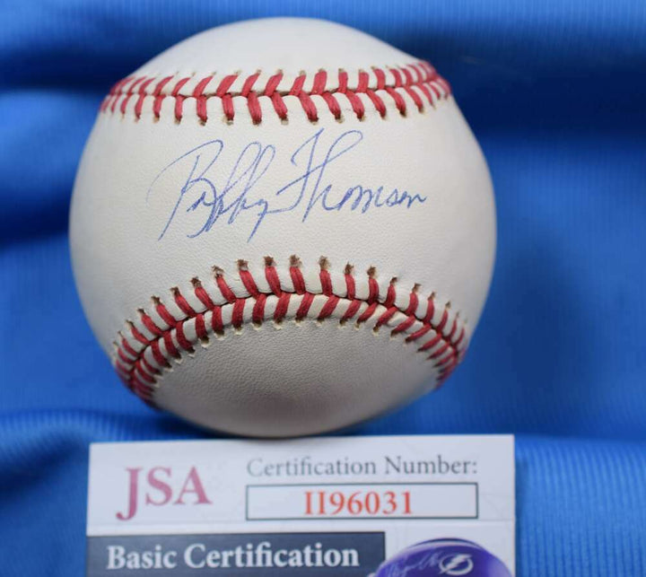 Ralph Branca JSA Coa Autograph National League ONL Hand Signed BasebaLL