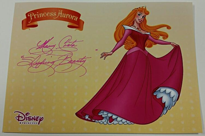 MARY COSTA Signed 5x7 #2 Photo Voice of Disney's Sleeping Beauty w/ PSA/DNA COA