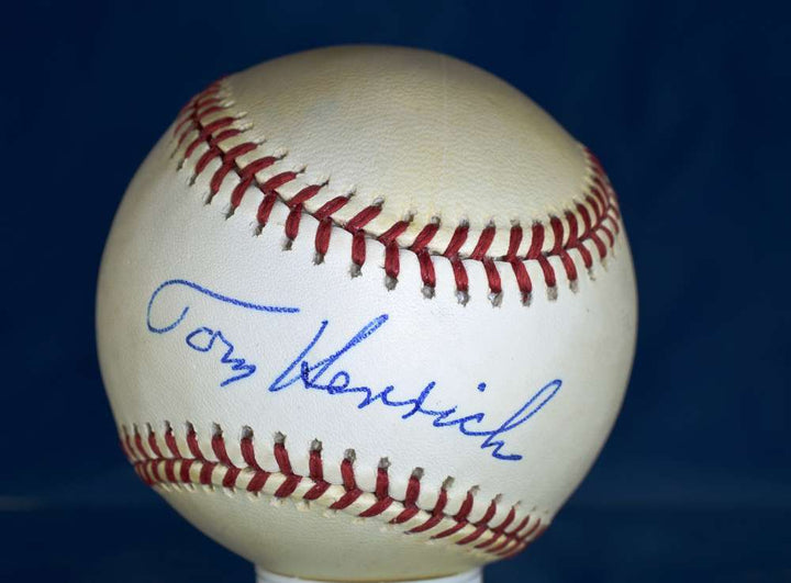 Tommy Henrich Psa/dna Certified American League Autograph Signed Baseball Auth