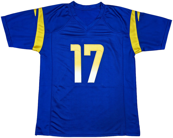 Los Angeles Rams Davante Adams Signed Blue Jersey Beckett Witness