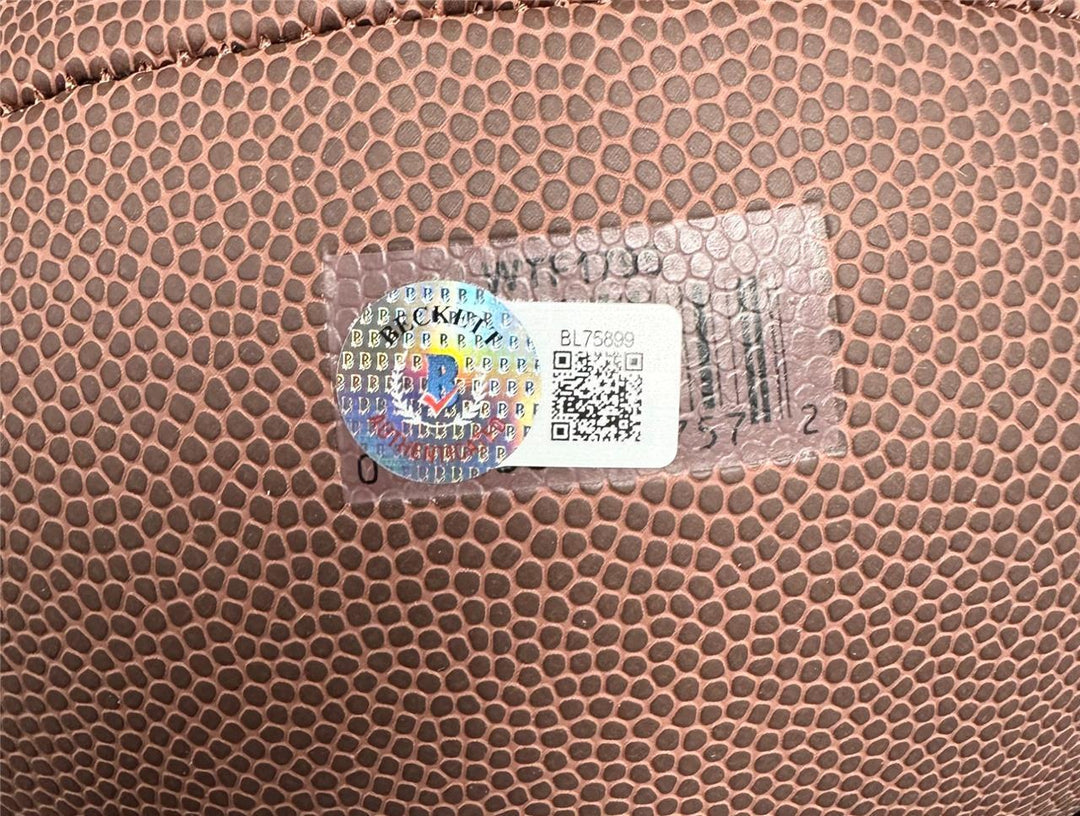 Joe Flacco signed Replica NFL Football Ravens autograph ~ Beckett BAS