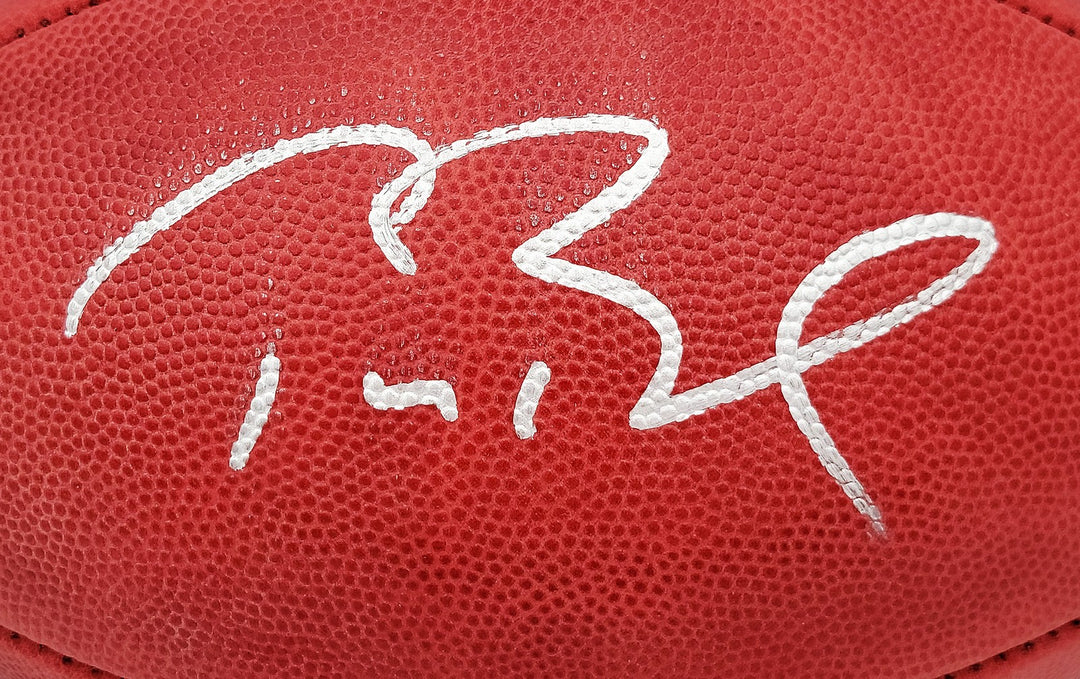 Tom Brady Auto Official NFL Leather SB XXXIX Logo Football Patriots Fanatics