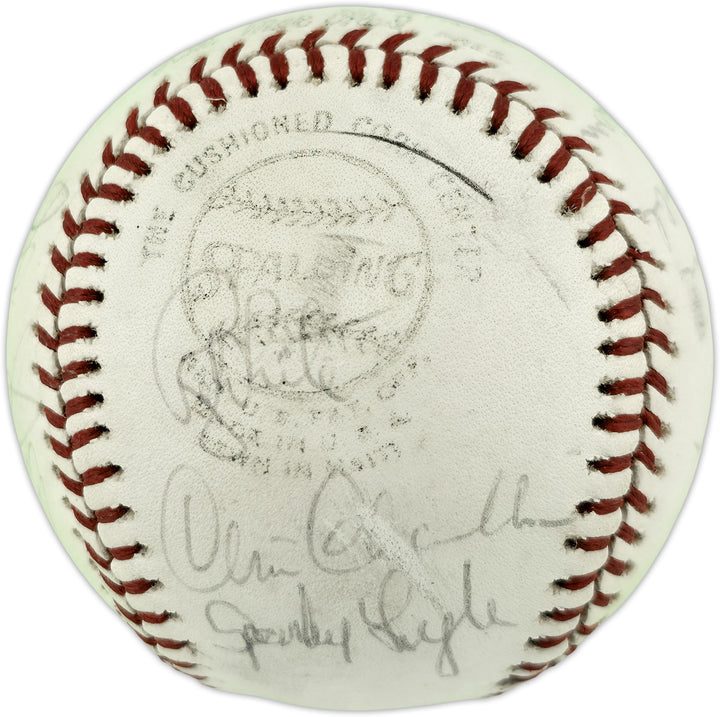 1973 Yankees Auto MacPhail AL Baseball 21 Sigs Thurman Munson Beckett #AE85549