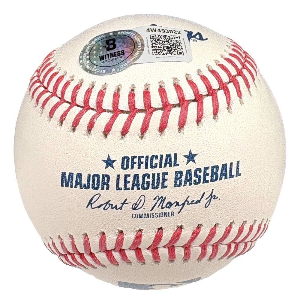 Eduardo Quintero Los Angeles Dodgers Signed Rawlings Official Baseball BAS
