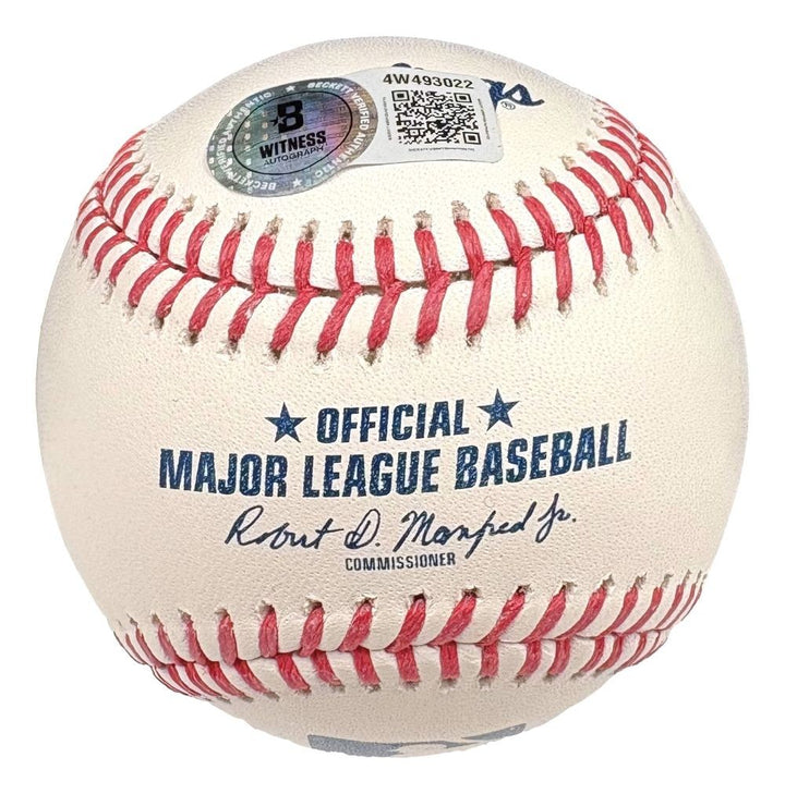 Eduardo Quintero Los Angeles Dodgers Signed Rawlings Official Baseball BAS
