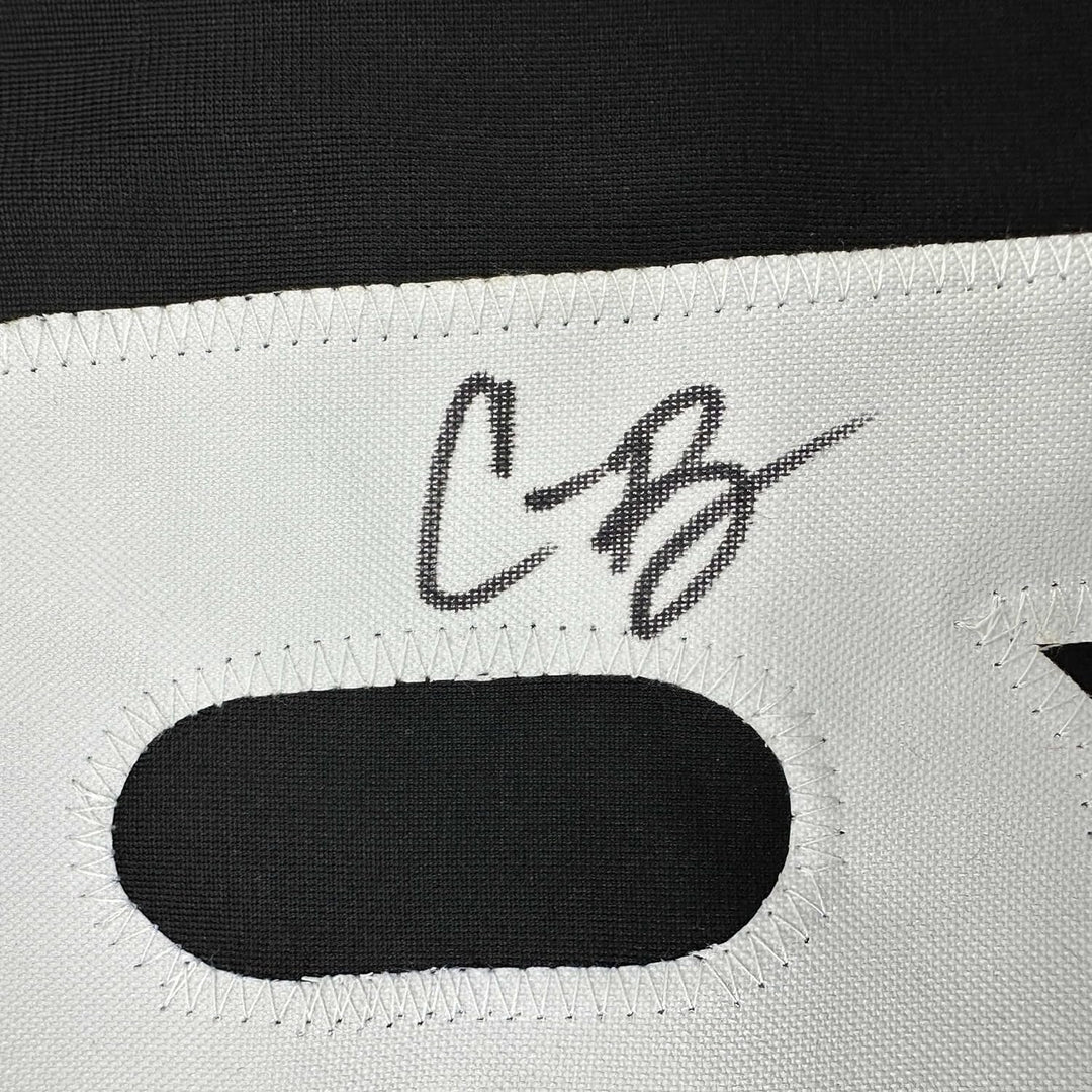 Framed Autographed/Signed Corbin Burnes 35x39 Black City Connect Jersey COA