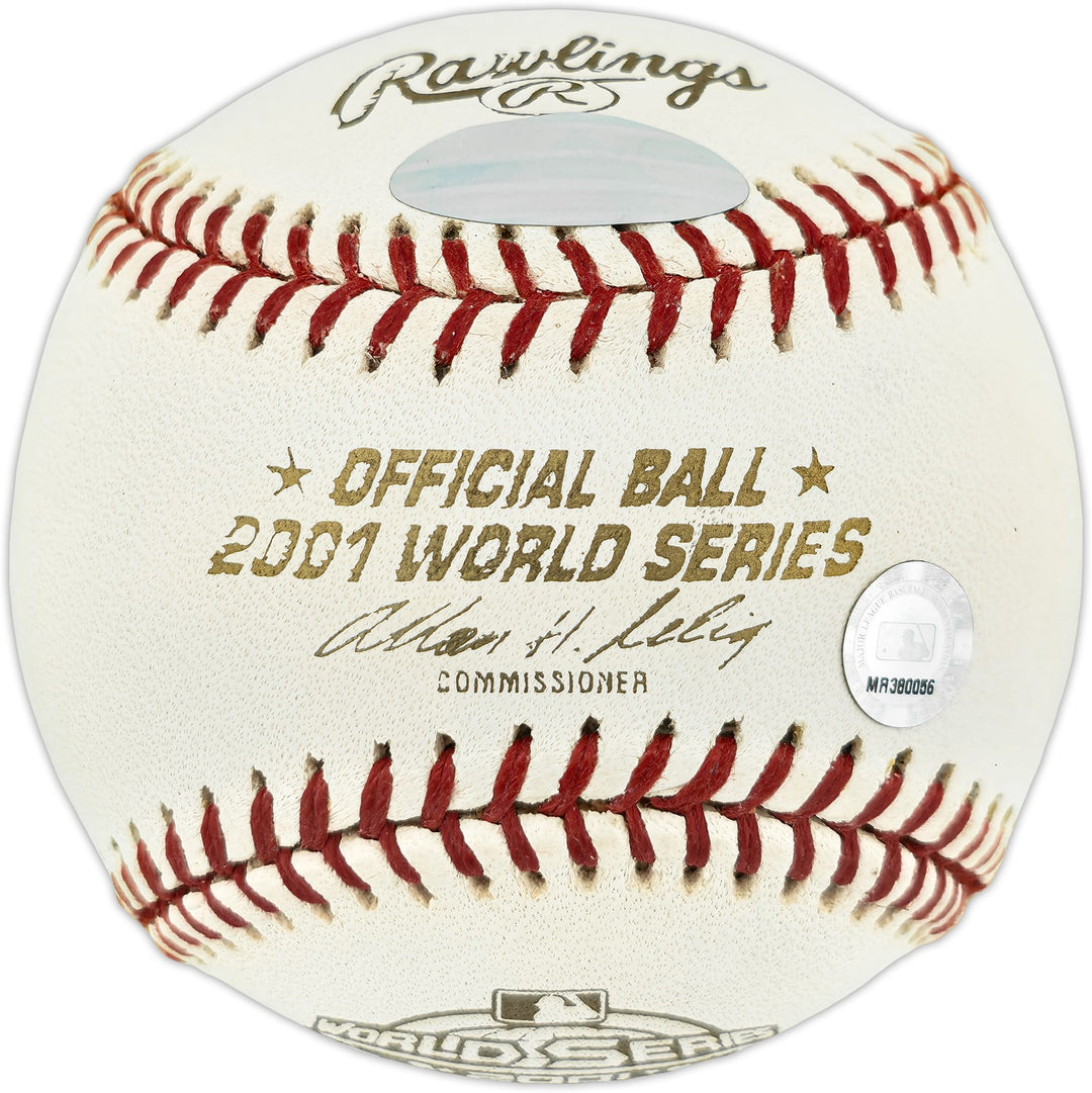 Whitey Ford Signed Official 2001 WS Logo MLB Baseball Yankees MLB & Steiner Holo
