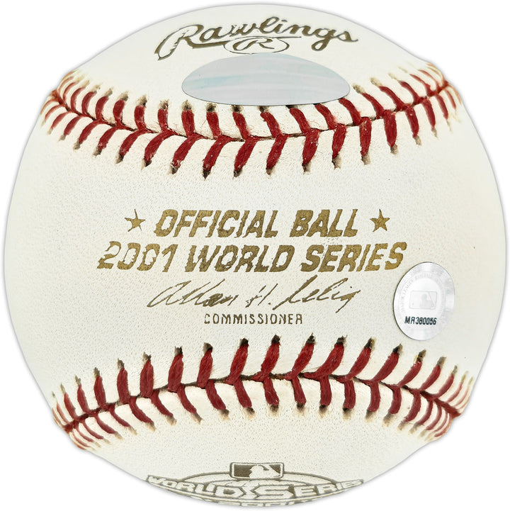 Whitey Ford Signed Official 2001 WS Logo MLB Baseball Yankees MLB & Steiner Holo