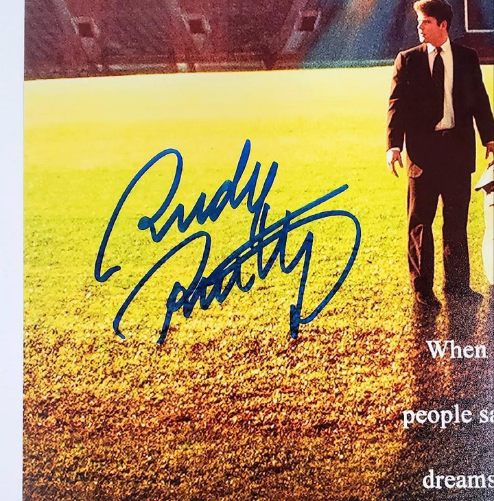 Rudy Ruettiger autograph signed Rudy 11x17 movie poster photo ~ Beckett BAS Holo