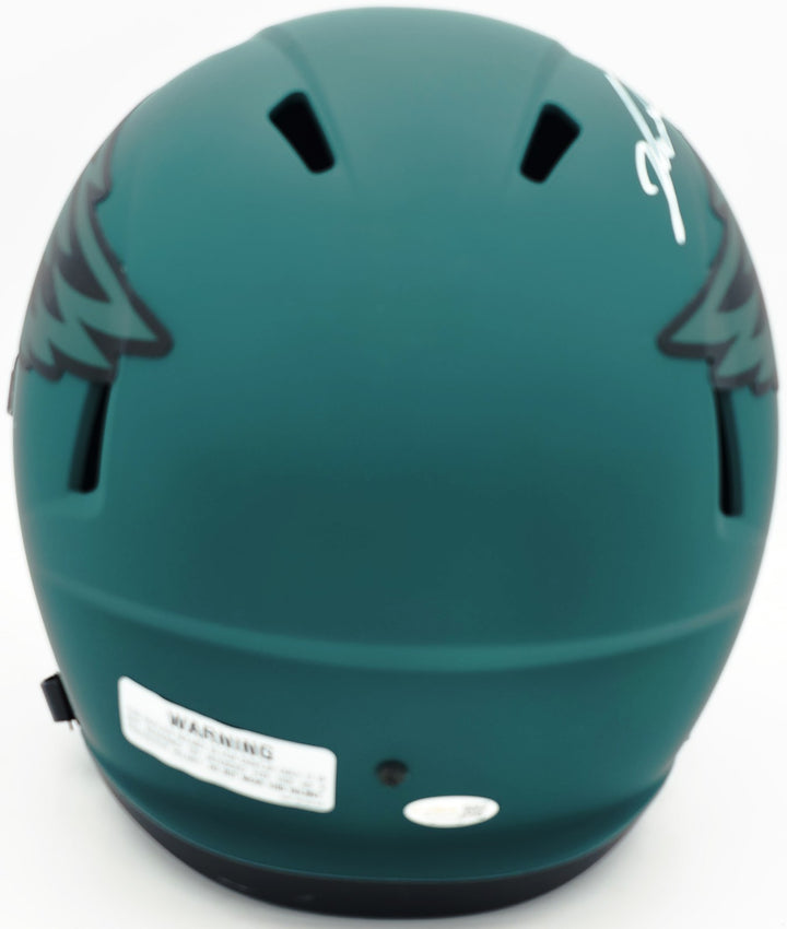Jalen Carter Signed Eagles Rave Green Full Size Replica Helmet JSA