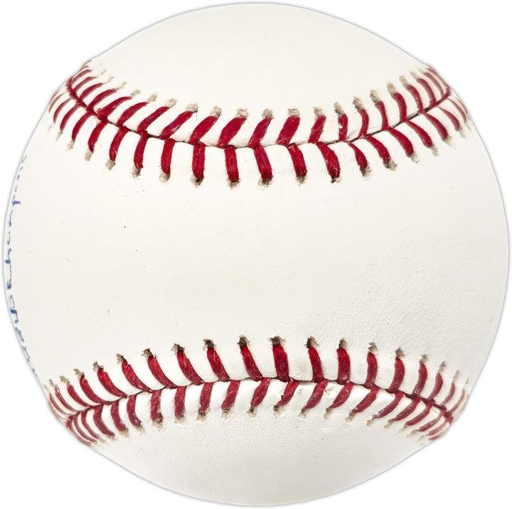 Michael Brantley Signed 2022 WS Logo Baseball Astros 2022 WS Champs Beckett Wit