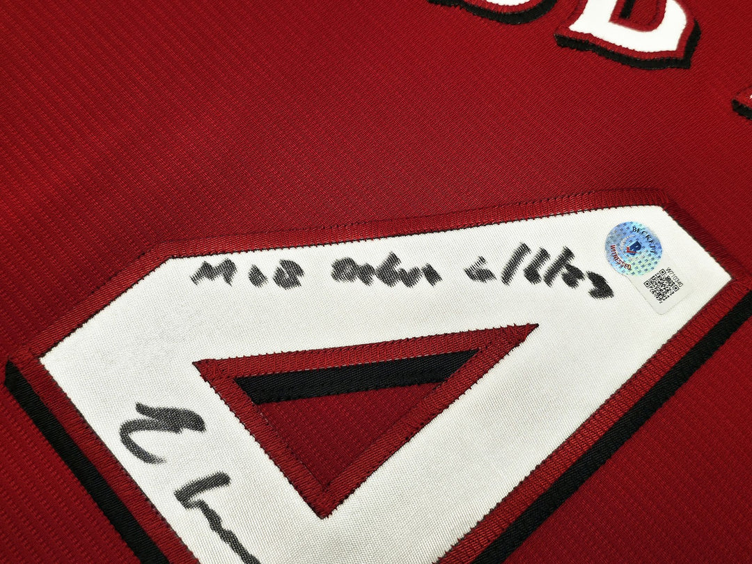 Reds Elly De La Cruz Auto Red Nike Jersey Size XL "MLB Debut 6/6/23" Beckett Wit