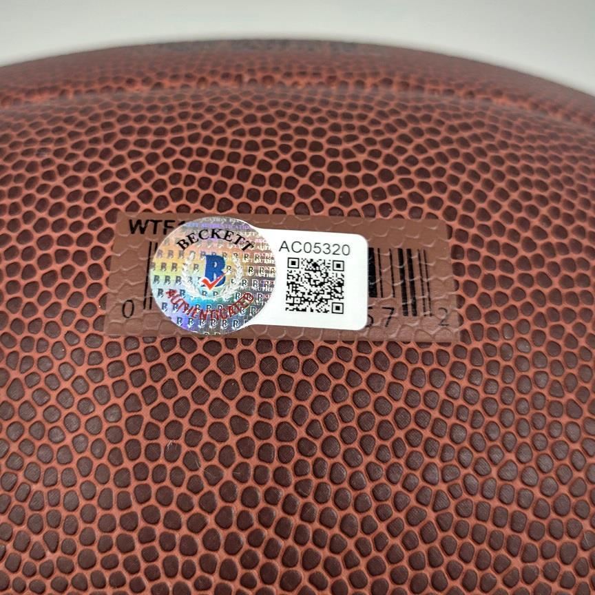 Cris Carter signed "HOF" Football Vikings autograph ~ Beckett BAS Holo