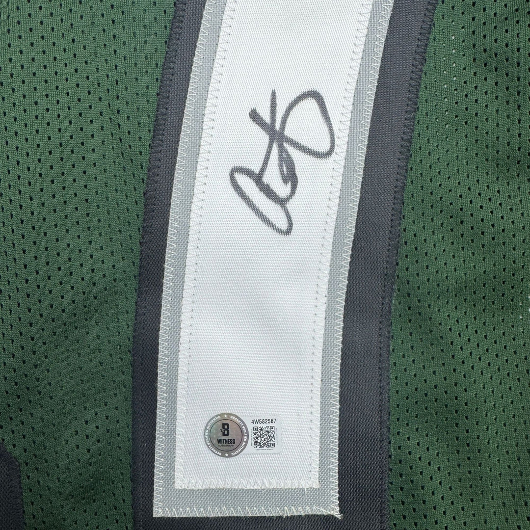 Autographed/Signed Alshon Jeffery Philadelphia Green Football Jersey Beckett COA