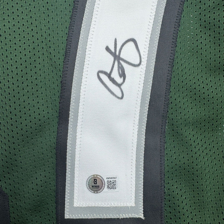 Autographed/Signed Alshon Jeffery Philadelphia Green Football Jersey Beckett COA