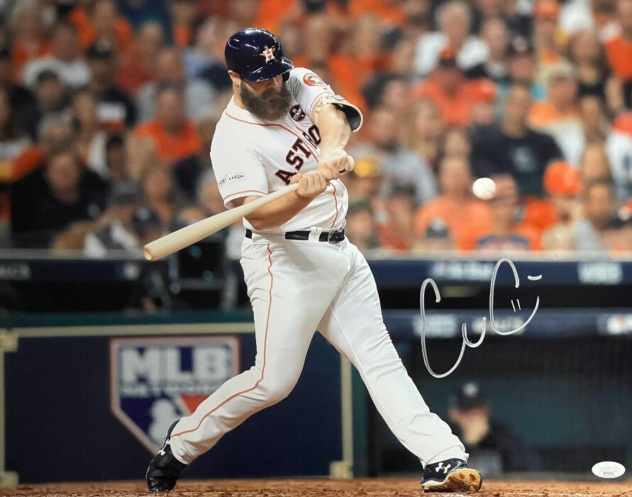 Evan Gattis signed Houston Astros 16x20 Photo #11 - JSA Sticker/COA/2017 WSC