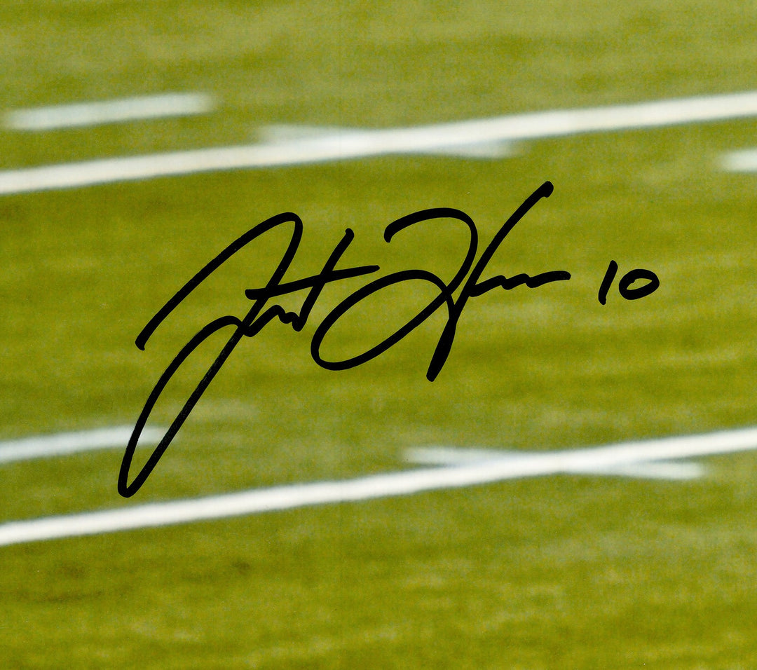 Justin Herbert Signed Framed 16x20 Photo Los Angeles Chargers Fanatics Holo