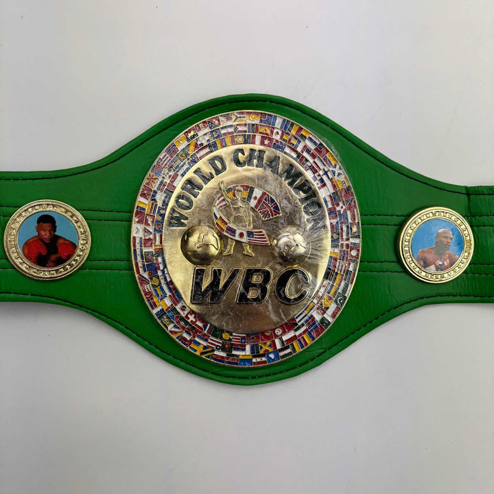 Autographed/Signed Floyd Mayweather Jr. WBC Replica Championship Belt JSA COA