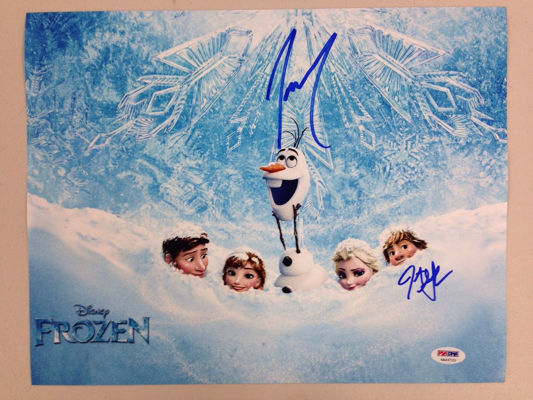 Josh Gad & Jonathan Groff Signed Frozen 11x14 Movie Photo PSA/DNA Autograph