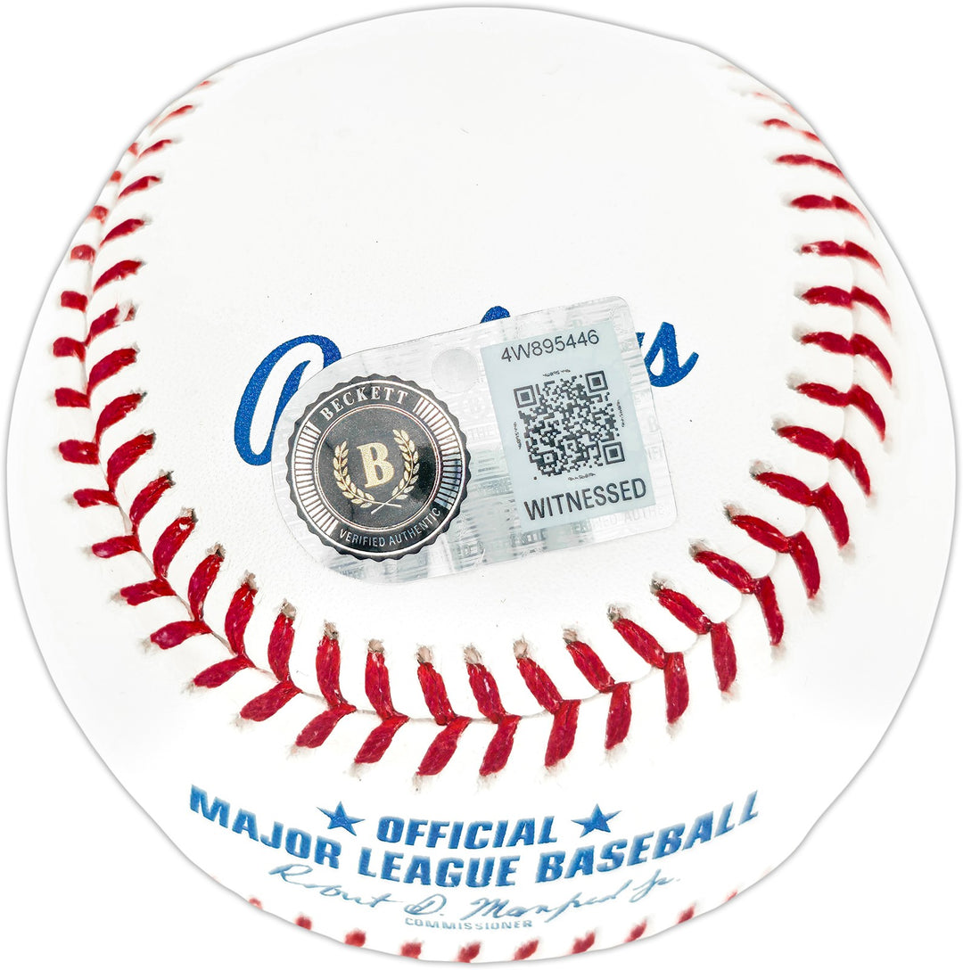 Mark McGwire & Sammy Sosa Signed Official MLB Baseball "98 HR Chase" Beckett Wit