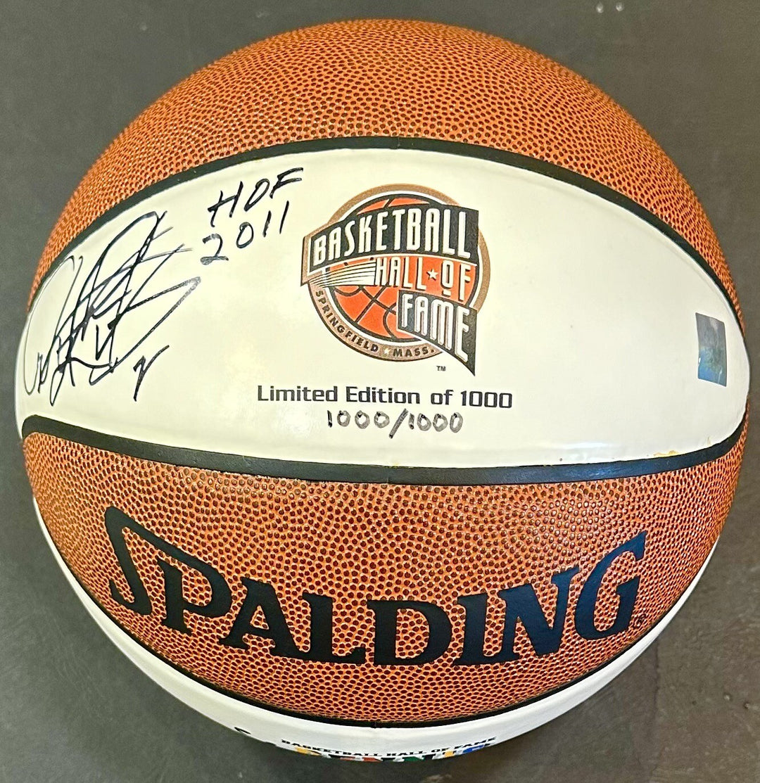 Dennis Rodman Signed Spalding Hall of Fame Basketball HOF 2011 Auto LE Bulls COA