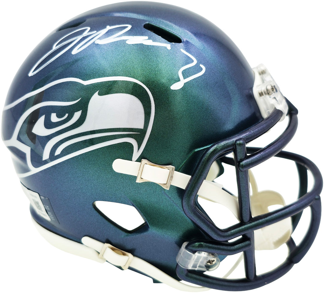 Jadarian Price Signed Seahawks Rivalries Speed Mini Helmet BAS Witness