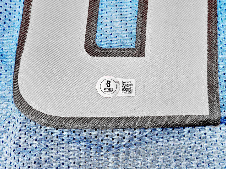 Detroit Lions Sam LaPorta Autographed Signed Blue Jersey Beckett Witness