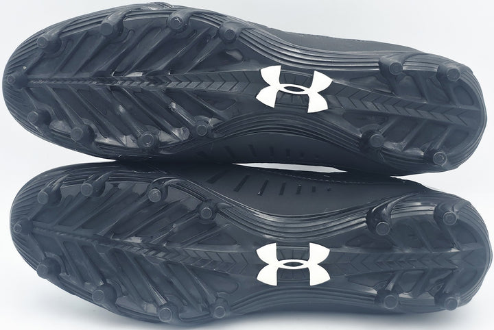 Michael Penix Jr Auto Black Under Armour Team Fierce MC Cleats Falcons Size 12