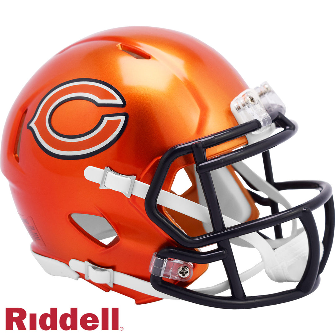 Chicago Bears Flash Speed Mini Helmet Riddell New In Box 30714