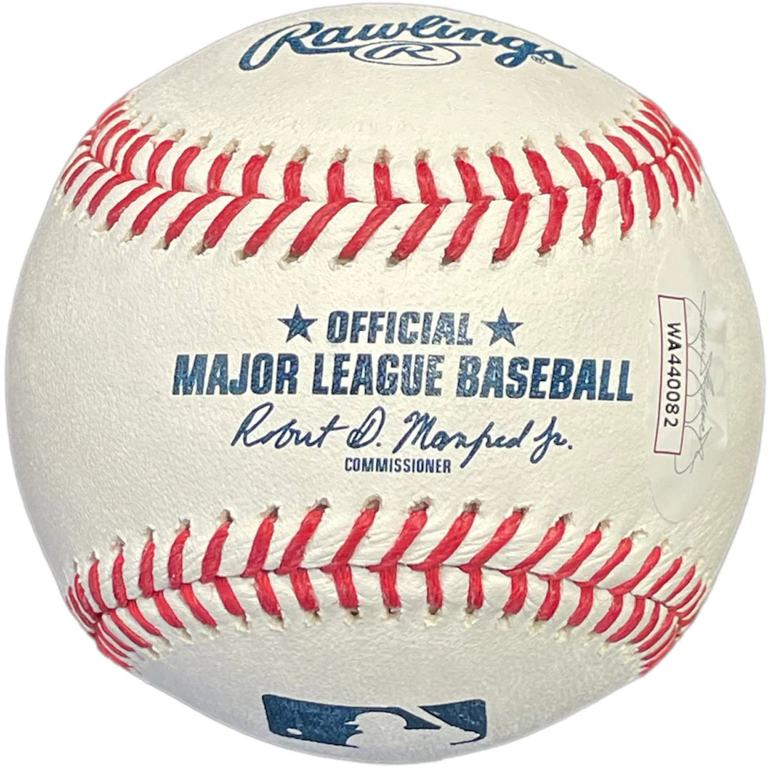 Jose Canseco "86 Al ROY" Autographed Ball (JSA)