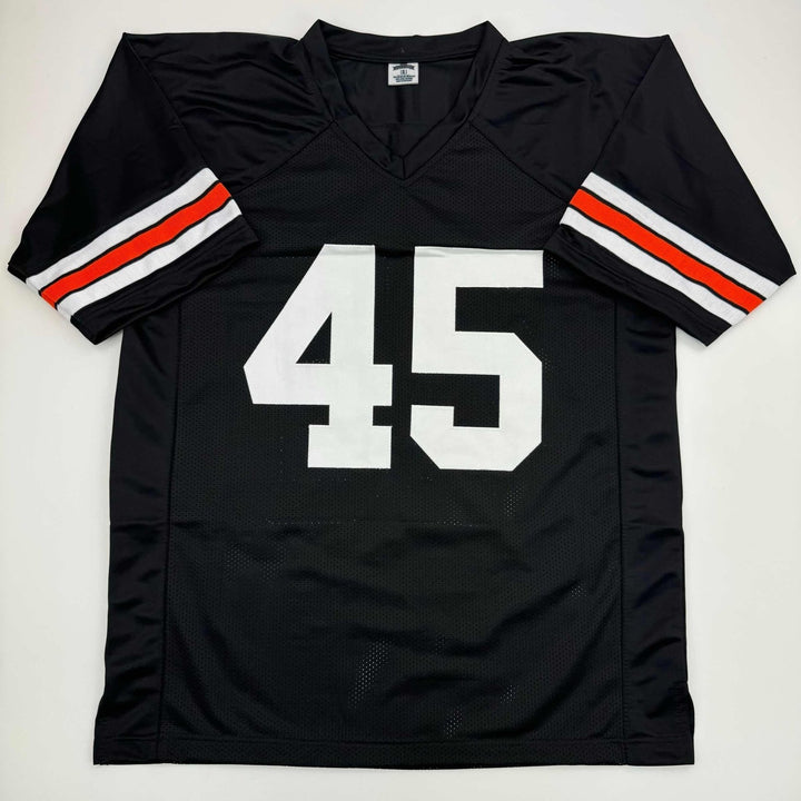 Autographed/Signed Archie Griffin Cincinnati Black Jersey Beckett COA
