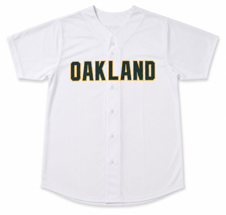 Oakland A's Jose Canseco Signed White Jersey Beckett BAS Witness