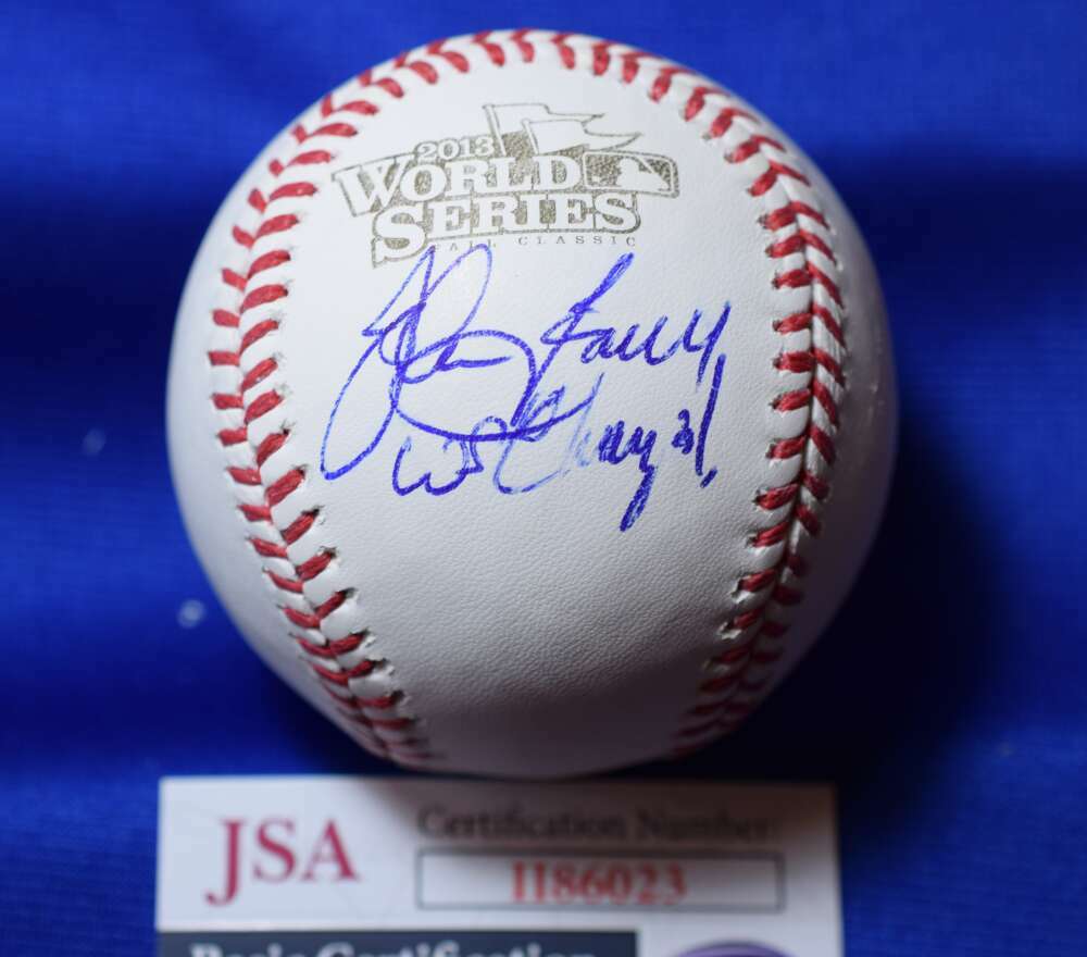 John Farrell JSA Coa autograph 2013 World Series Signed Baseball