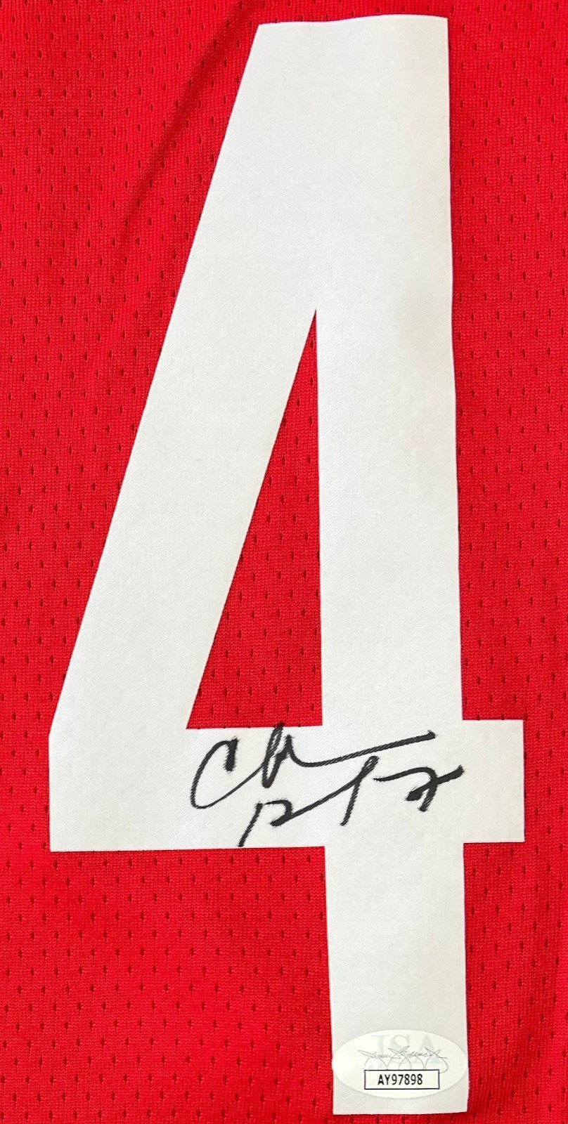 CHARLES BARKLEY SIGNED HOUSTON ROCKETS BASKETBALL JERSEY TEAM USA SUNS JSA