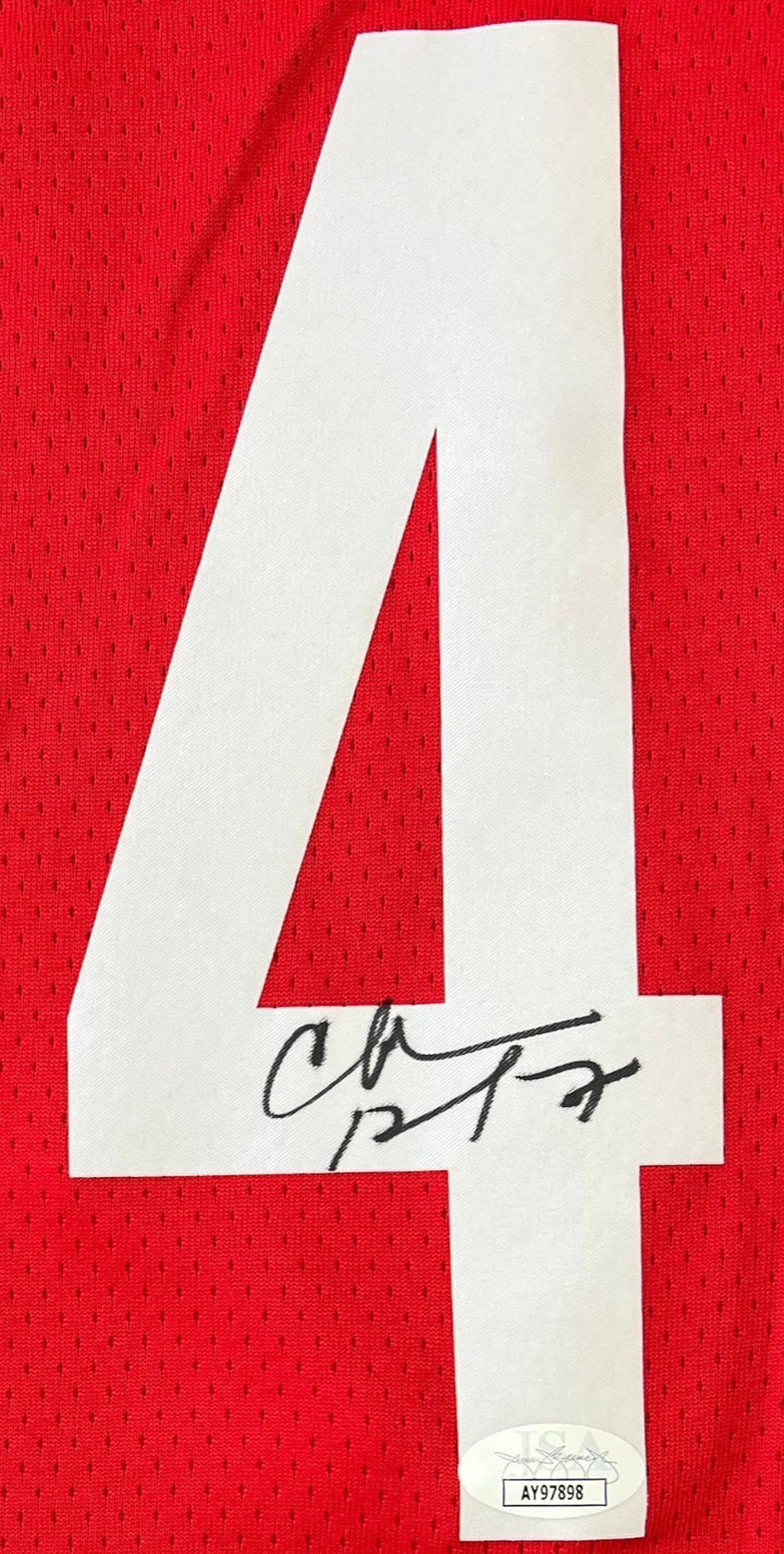 CHARLES BARKLEY SIGNED HOUSTON ROCKETS BASKETBALL JERSEY TEAM USA SUNS JSA