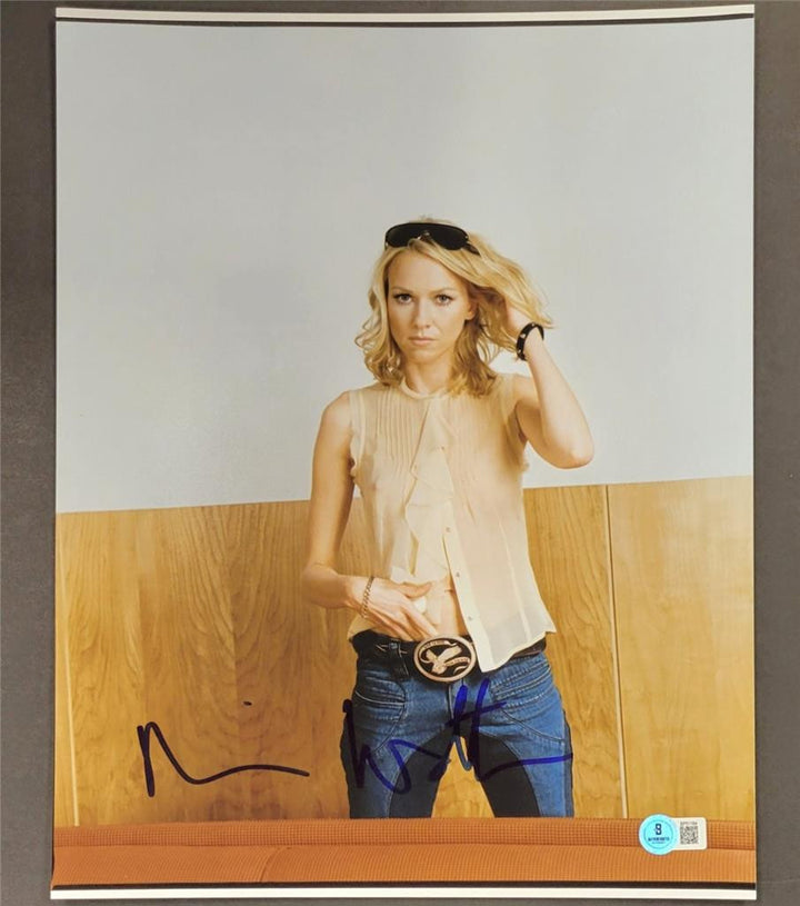 Naomi Watts signed 11x14 photo King Kong autograph ~ Beckett BAS
