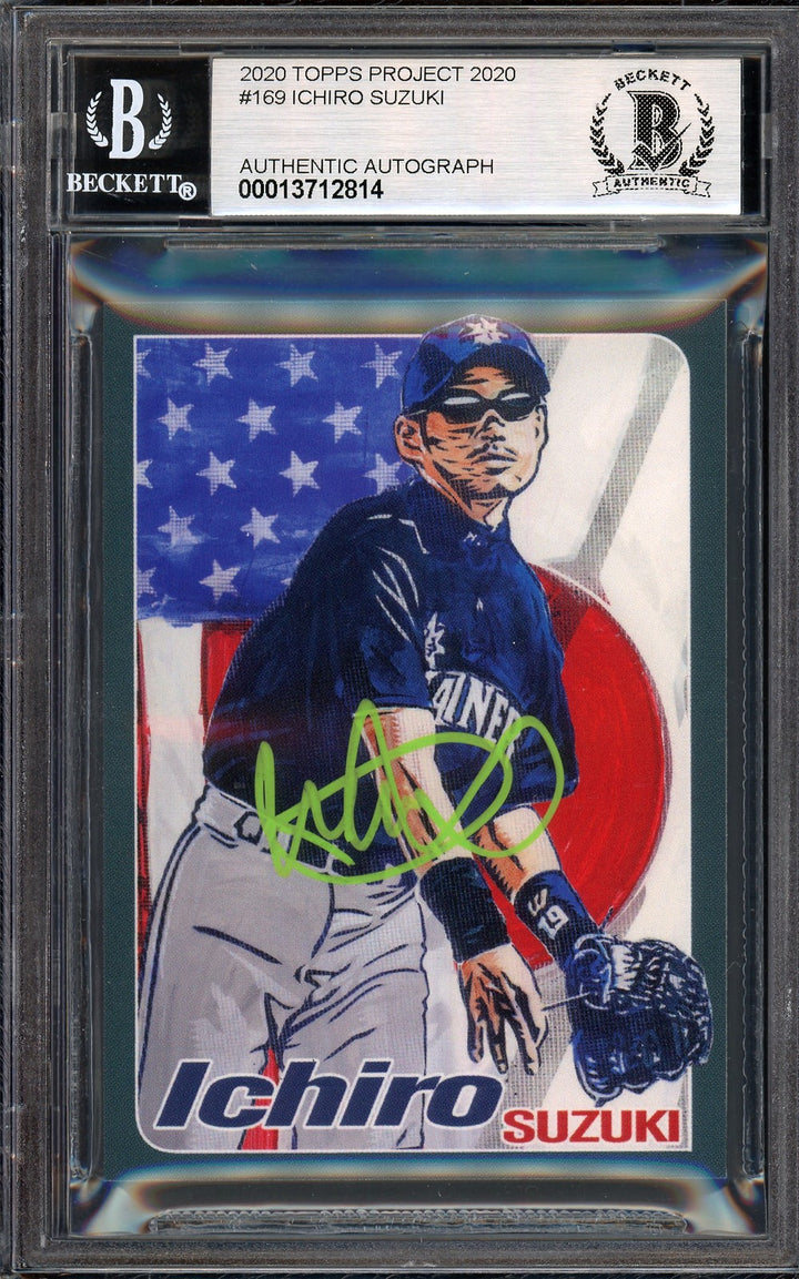 Ichiro Suzuki Auto Topps Project 2020 Blake Jamieson Card 169 Sig 10 #/10 BAS