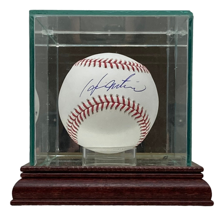 Hideki Matsui New York Yankees Signed Rawlings Official MLB Baseball BAS w/ Case