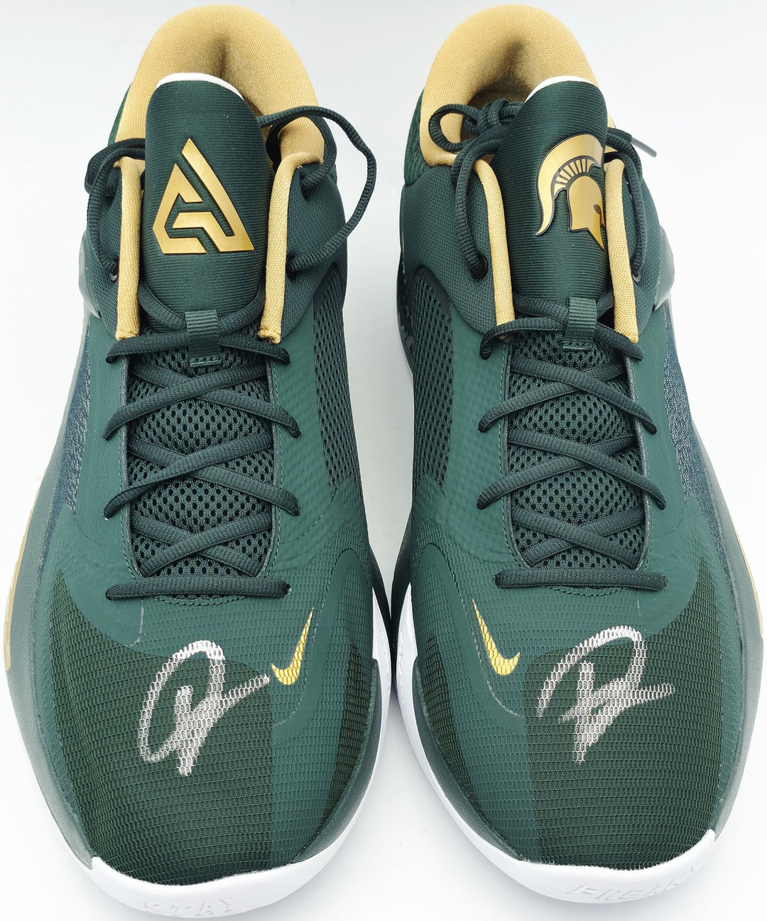 Giannis Auto 2022 (PE) Promo Michigan State Nike Zoom Freak 4 Game Shoes Size 16