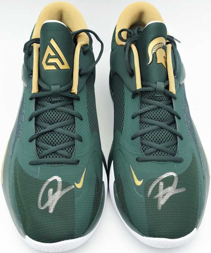 Giannis Auto 2022 (PE) Promo Michigan State Nike Zoom Freak 4 Game Shoes Size 16