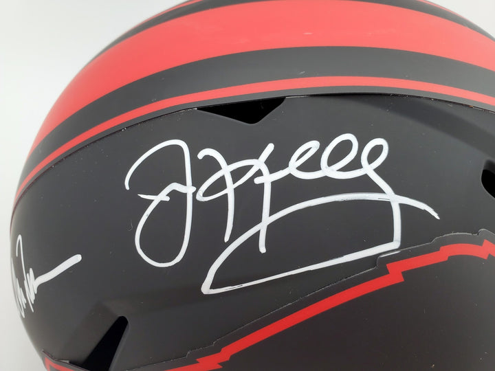Bills Greats Auto Eclipse Black Rep FS Helmet Jim Kelly, Thurman Thomas & Reed
