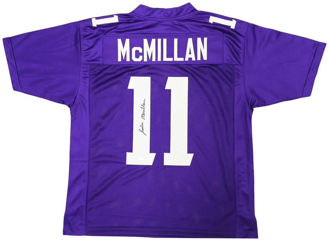 Washington Huskies Jalen McMillan Signed Purple Jersey MCS Holo