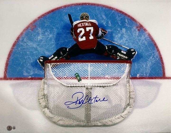 Ron Hextall Signed 16x20 Philadelphia Flyers Photo BAS