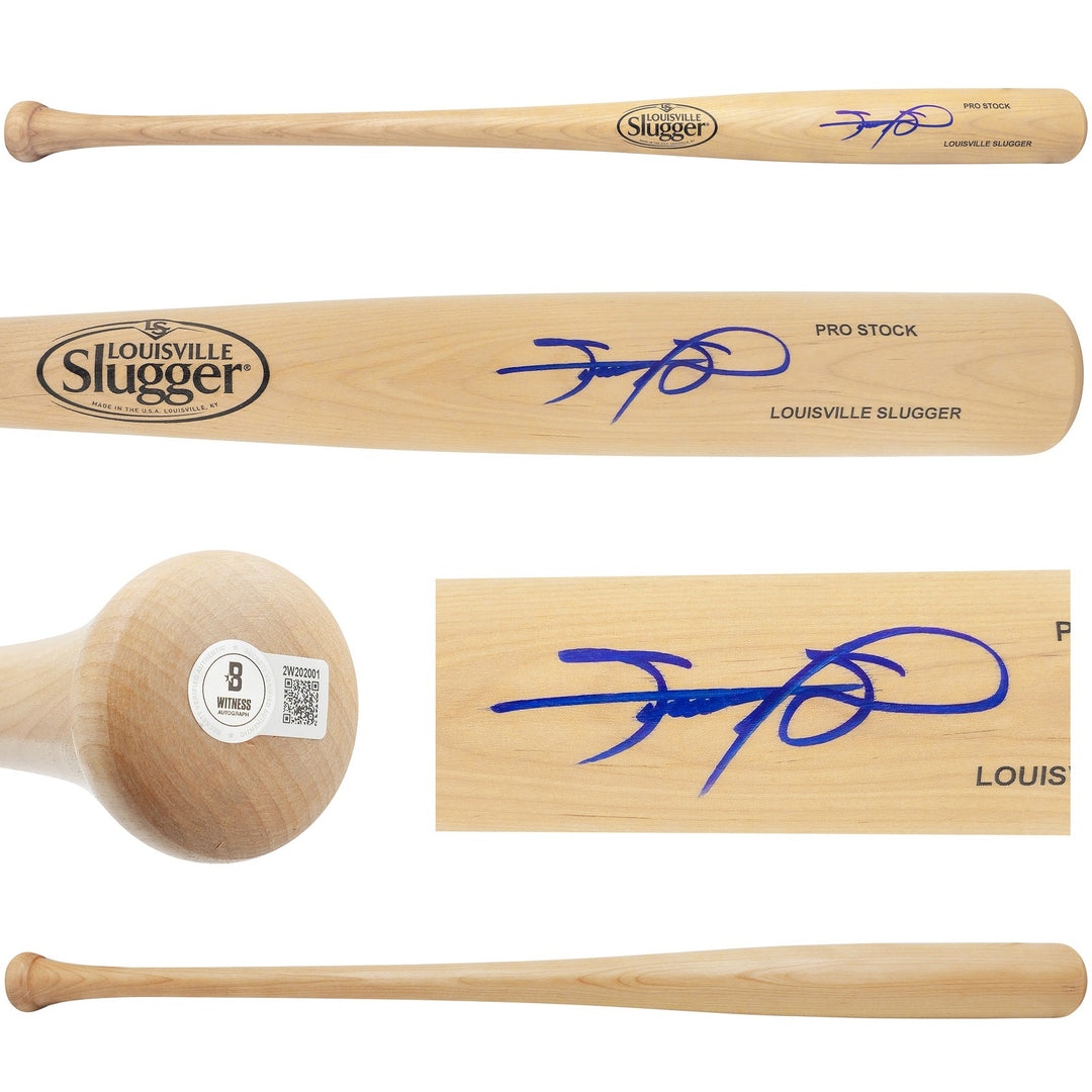 Sammy Sosa Signed Blonde L Slugger Pro Stock Baseball Bat Cubs Beckett Wit
