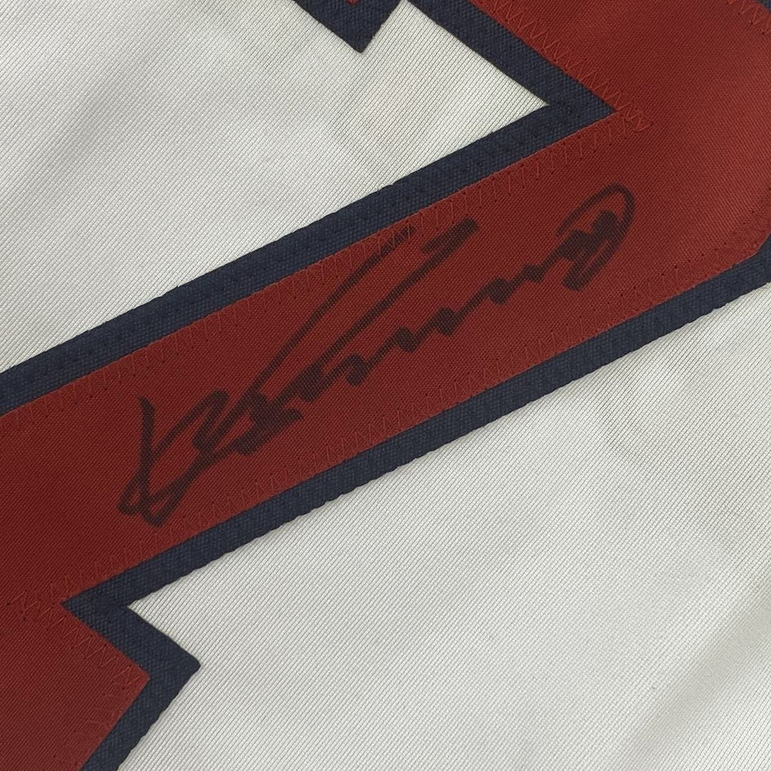 Signed VLADIMIR VLAD GUERRERO Los Angeles LA White Jersey JSA COA