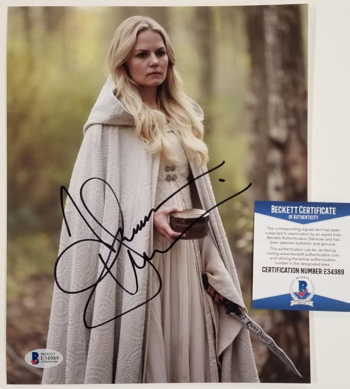 JENNIFER MORRISON Signed 8x10 Photo #5 Once Upon a Time Actress~ Beckett BAS COA