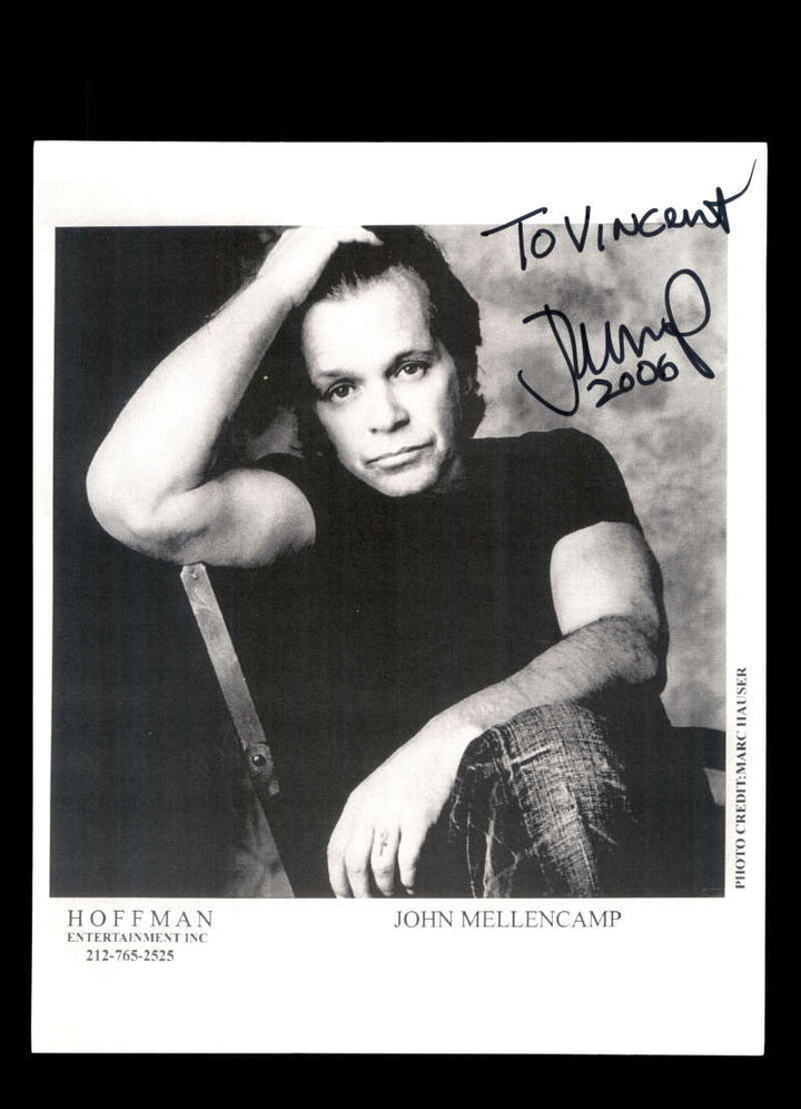 John Mellencamp JSA Loa Signed 8x10 Photo Autograph