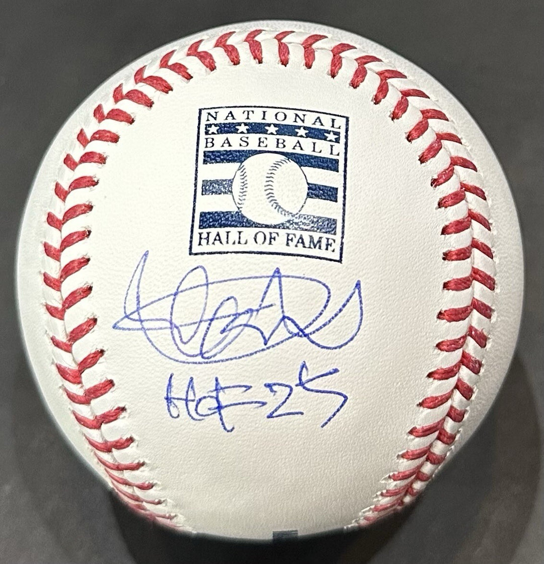 Ichiro Suzuki Signed MLB HOF Logo Baseball Mariners HOF 25 Autograph BAS COA