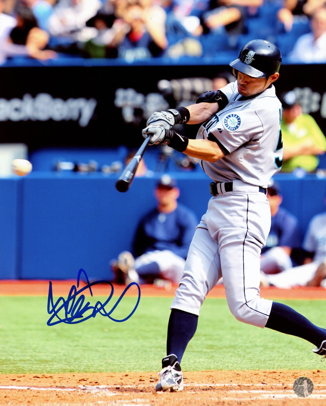 Ichiro Suzuki Signed Framed 8x10 Photo Seattle Mariners IS Holo